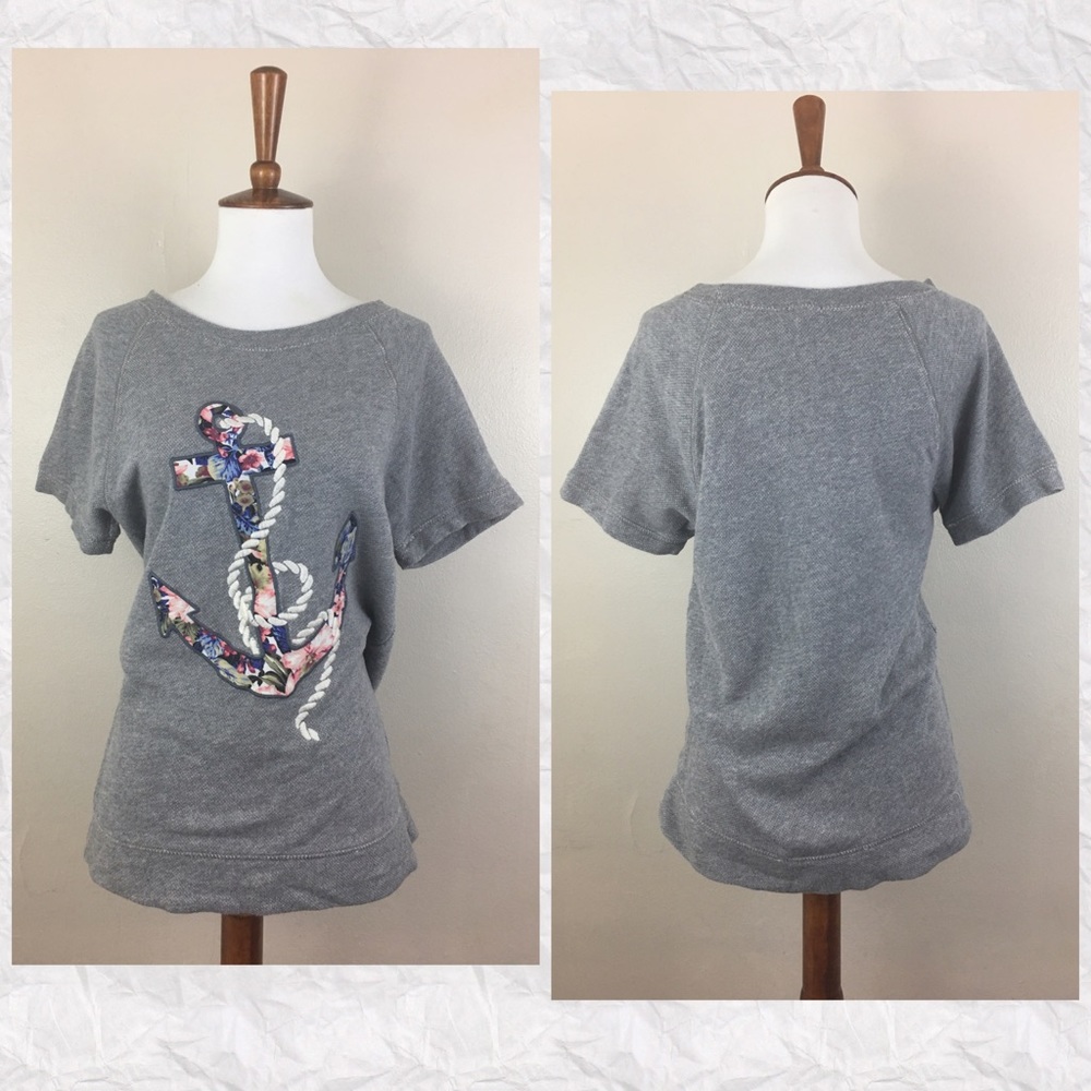 J. Crew Terry Tee in Floral Anchor